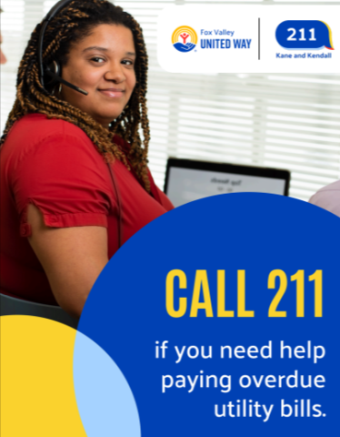 Call 211 for help with utility bills